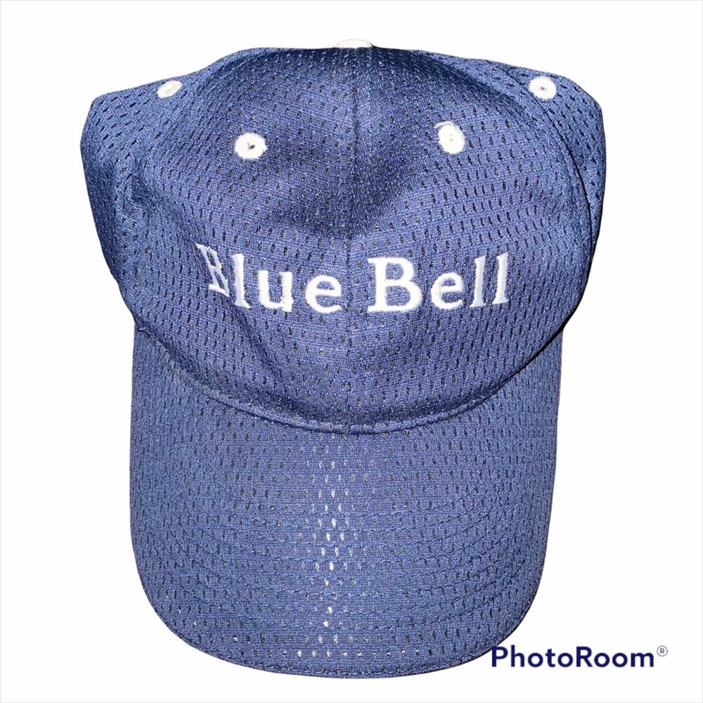 Blue Bell Creameries Homemade Ice Cream Navy Blue/White Mesh Adjustable Hat Cap
